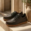 Picture of easwalk Charcoal Gray Handcrafted Comfort Shoes