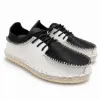 Picture of Nomad soft nappa leather casual shoes - black and white