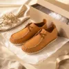 Picture of Nomad Soft Nappa Leather Walking Shoes - Yellow Ochre
