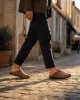Picture of Nomad Handcrafted Leather Slingback Sandals - Cognac Brown