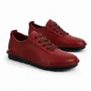 Picture of Nomad Full-Grain Leather Walking Shoes - Burgundy Red