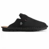 Picture of Nomad Leather Buckle Clog Sandals - Midnight Black
